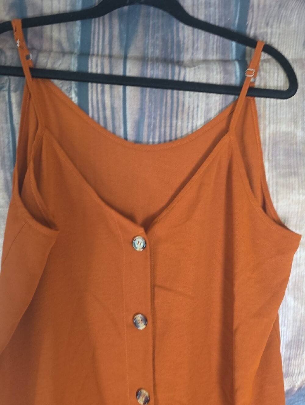 Source Unknown Rust Button-Front Top XL - Picture 4 of 5